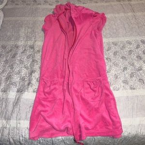 Pink Dry Robe Coverup